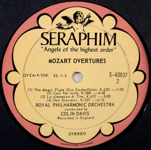 Sir Colin Davis - Mozart: Nine Overtures