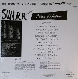 Sun Ra And His Solar Arkestra - Art Forms Of Dimensions Tomorrow - Quarantunes