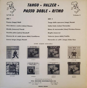 Adel Valentine - Tango - Valzer - Passo Doble - Ritmo Volume 3 - Quarantunes