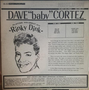 Dave "Baby" Cortez - Playing His Great Hit Rinky Dink 1962 - Quarantunes