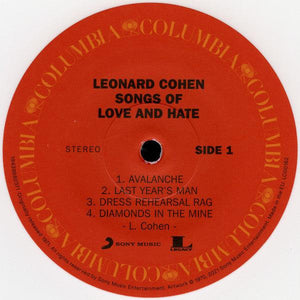 Leonard Cohen - Songs Of Love And Hate - Quarantunes