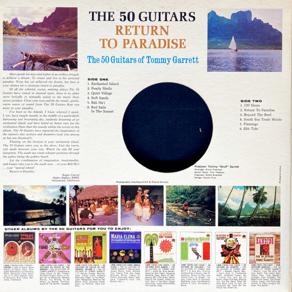 The 50 Guitars Of Tommy Garrett - Return To Paradise