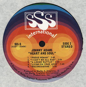 Johnny Adams - Heart & Soul 1970 - Quarantunes