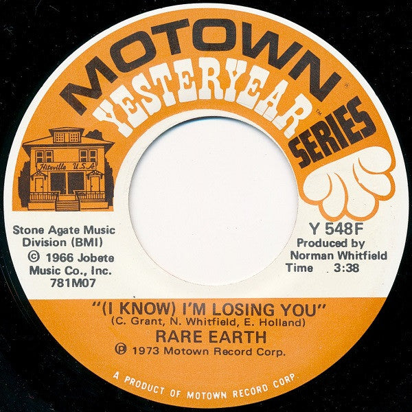 Rare Earth - Get Ready / (I Know) I'm Losing You