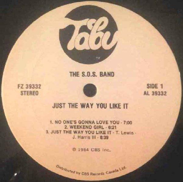 SOS Band - Just The Way You Like It 1984 - Quarantunes