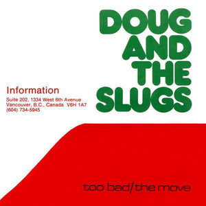 Doug And The Slugs - Too Bad / The Move 1980 - Quarantunes