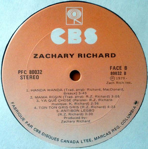 Zachary Richard - Allons Danser 1979 - Quarantunes