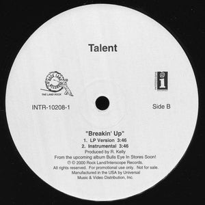 Talent - Celebrity / Breakin' Up - 2000 - Quarantunes