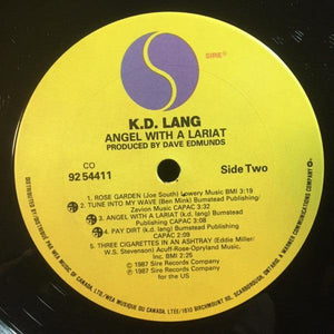 K.D. Lang And The Reclines - Angel With A Lariat - 1987 - Quarantunes