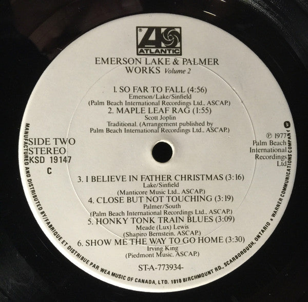 Emerson, Lake & Palmer - Works (Volume 2)