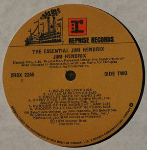 Jimi Hendrix - The Essential Jimi Hendrix (2 x LP) 1978 - Quarantunes