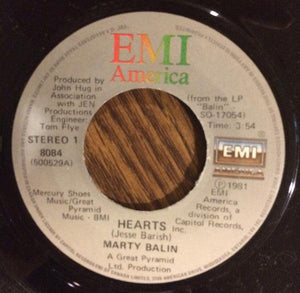Marty Balin - Hearts / Freeway 1981 - Quarantunes