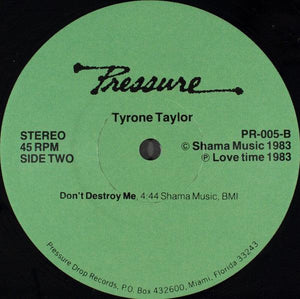 Tyrone Taylor - Cottage In Negril (12") 1983 - Quarantunes