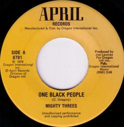 Mighty Threes - One Black People 1978 - Quarantunes