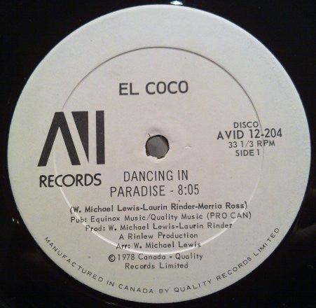 El Coco - Dancing In Paradise / Love In Your Life 1978 - Quarantunes