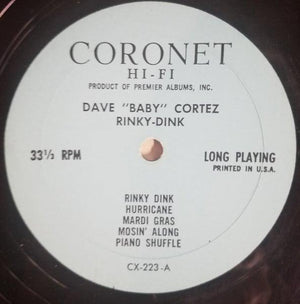 Dave "Baby" Cortez - Playing His Great Hit Rinky Dink 1962 - Quarantunes