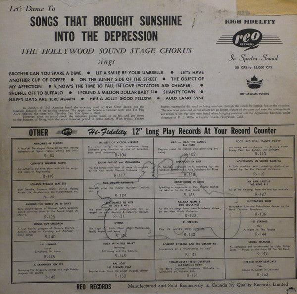 The Hollywood Sound Stage Chorus - Songs That Brought Sunshine Into The Depression! - Quarantunes