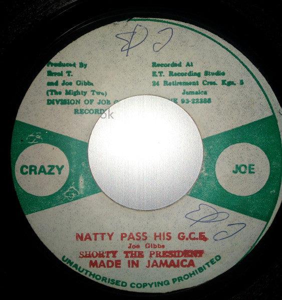 Shorty The President - Natty Pass His G.C.E. 1978 - Quarantunes