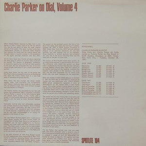 Charlie Parker - Charlie Parker On Dial Volume 4 1974 - Quarantunes