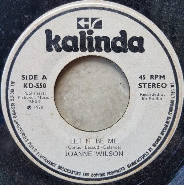 Joanne Wilson - Let It Be Me / I'm In Love Again 1978 - Quarantunes
