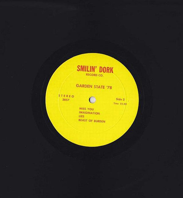 The Rolling Stones - Garden State 78 - 1980 – Press Vinyl Cafe