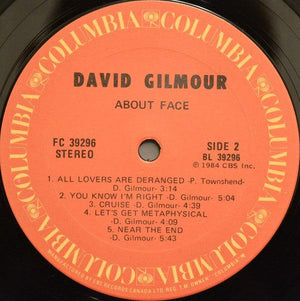 David Gilmour - About Face 1984 - Quarantunes