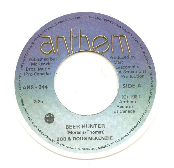 Bob & Doug McKenzie - Beer Hunter / Elron McKenzie