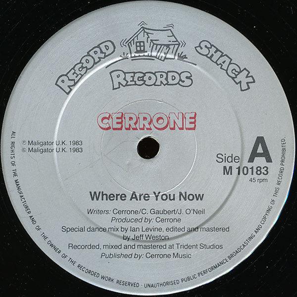 Cerrone - Where Are You Now - 1983 - Quarantunes