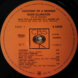 Duke Ellington - Anatomy Of A Murder (Soundtrack) - 1971 - Quarantunes