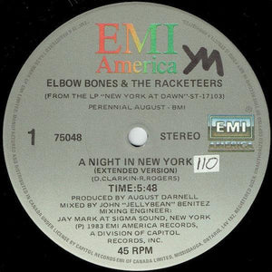 Elbow Bones And The Racketeers - A Night In New York - Quarantunes