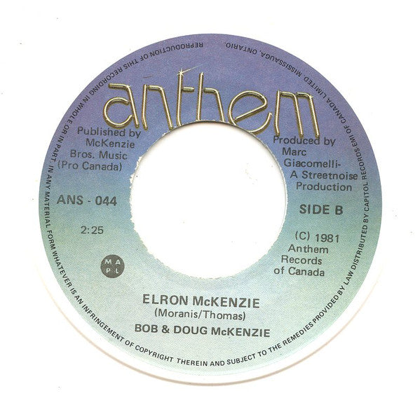 Bob & Doug McKenzie - Beer Hunter / Elron McKenzie