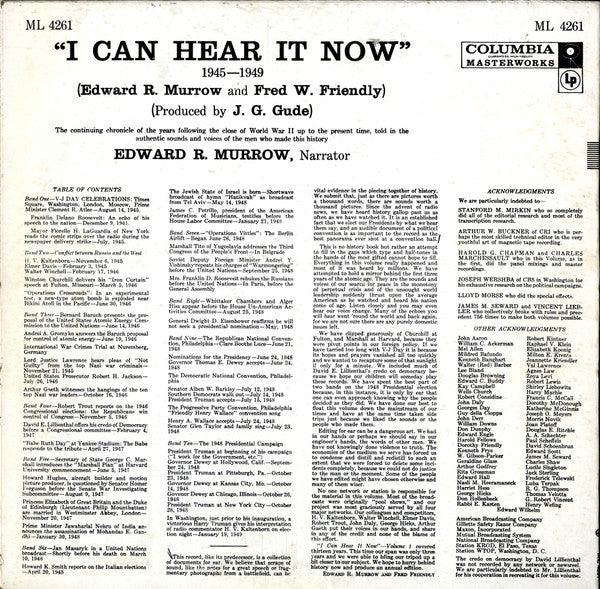 Edward R. Murrow - I Can Hear It Now, Vol. II - 1945-1949 - Quarantunes
