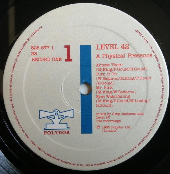 Level 42 - A Physical Presence (2 x LP) 1985 - Quarantunes
