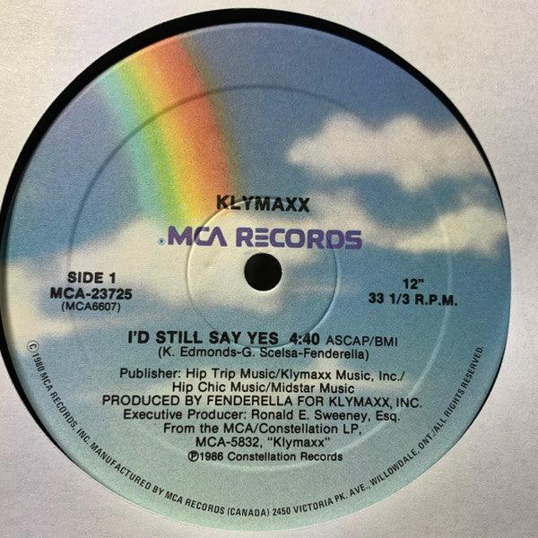 Klymaxx - I'd Still Say Yes (12" Version) - 1987 - Quarantunes