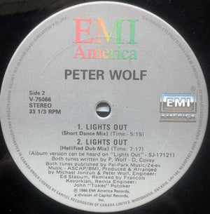 Peter Wolf - Lights Out - 1984 - Quarantunes
