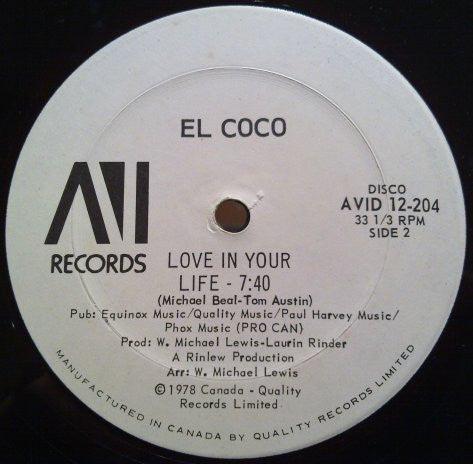 El Coco - Dancing In Paradise / Love In Your Life 1978 - Quarantunes