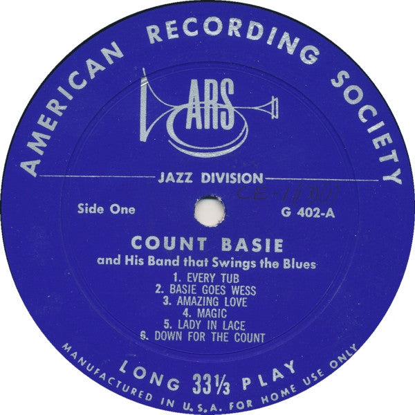Count Basie - Count Basie And His Band That Swings The Blues