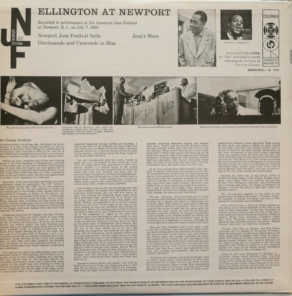 Duke Ellington And His Orchestra - Ellington At Newport