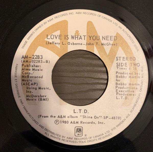 L.T.D. - Shine On / Love Is What You Need 1980 - Quarantunes