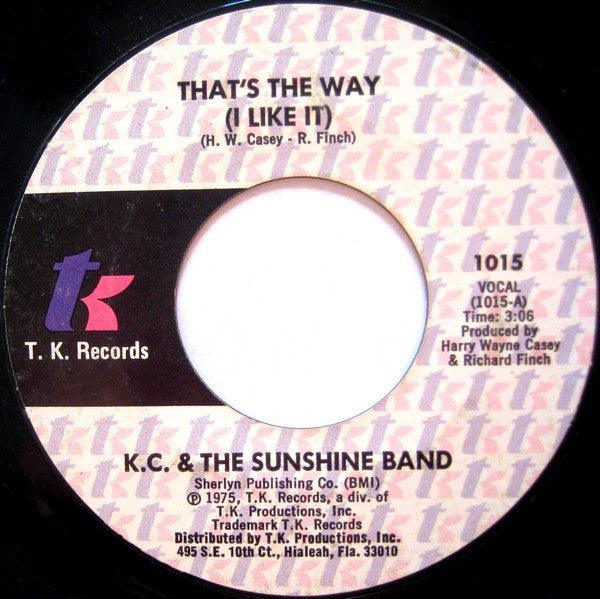 KC & The Sunshine Band - That's The Way (I Like It) / What Makes You Happy - 1975 - Quarantunes
