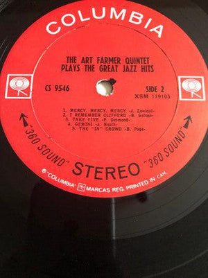 Art Farmer Quintet - Plays The Great Jazz Hits - 1967 - Quarantunes