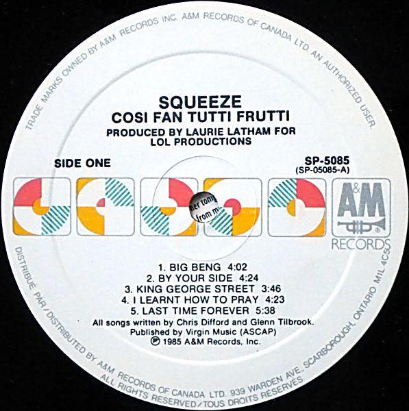 Squeeze - Cosi Fan Tutti Frutti - 1985 - Quarantunes