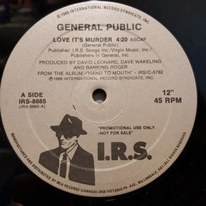 General Public - Love It's Murder 1986 - Quarantunes