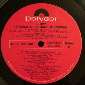Various - Tommy (Original Soundtrack Recording) (2 x LP) 1975 - Quarantunes