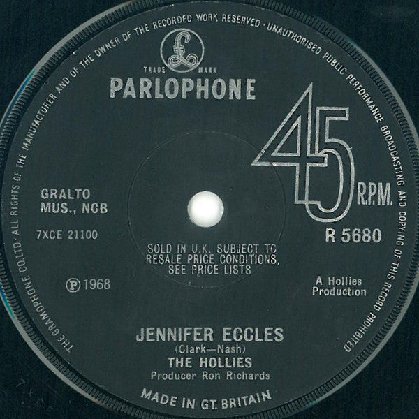 The Hollies - Jennifer Eccles