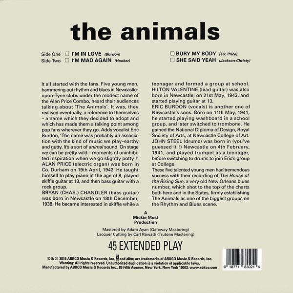 The Animals - The Animals (10") 2015 - Quarantunes