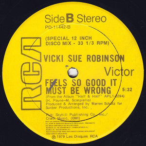 Vicki Sue Robinson - Nightime Fantasy / Feels So Good It Must Be Wrong - Quarantunes