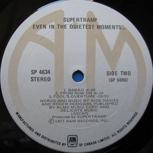 Supertramp - Even In The Quietest Moments... - Quarantunes