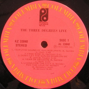 The Three Degrees - The Three Degrees Live 1975 - Quarantunes