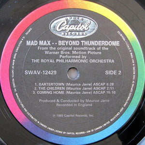 Various - Mad Max Beyond Thunderdome - Original Motion Picture Soundtrack - 1985 - Quarantunes